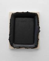 Andrew Dadson, Black Restretch with Soil (East Vancouver), 2017
