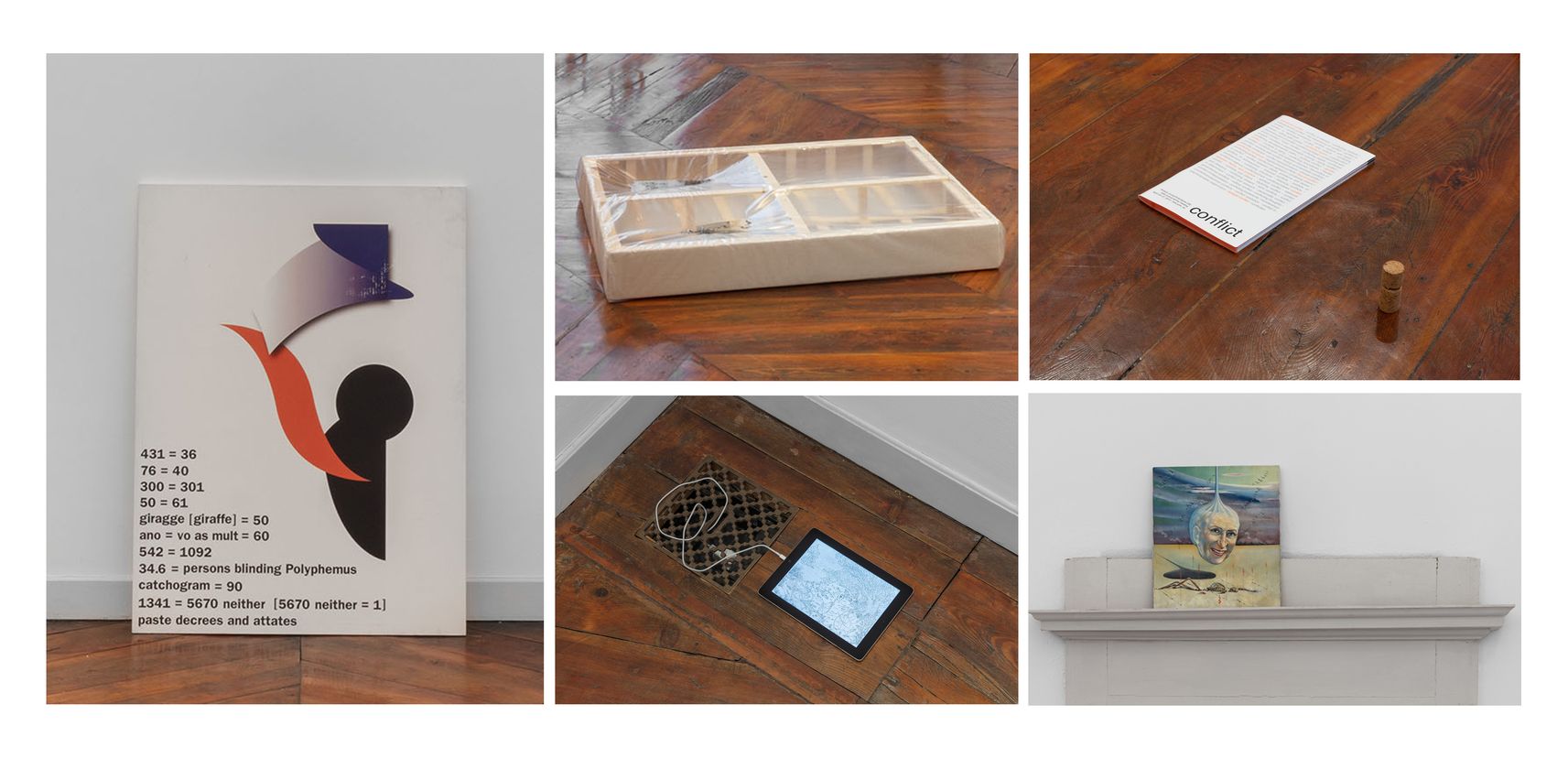 Darren Bader, 7 sculptures, n. d.