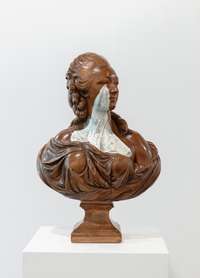 Francesco Vezzoli, MADAME DU BARRY CRYING THE PAINTED VEIL (AFTER AUGUSTIN PAJOU), 2022