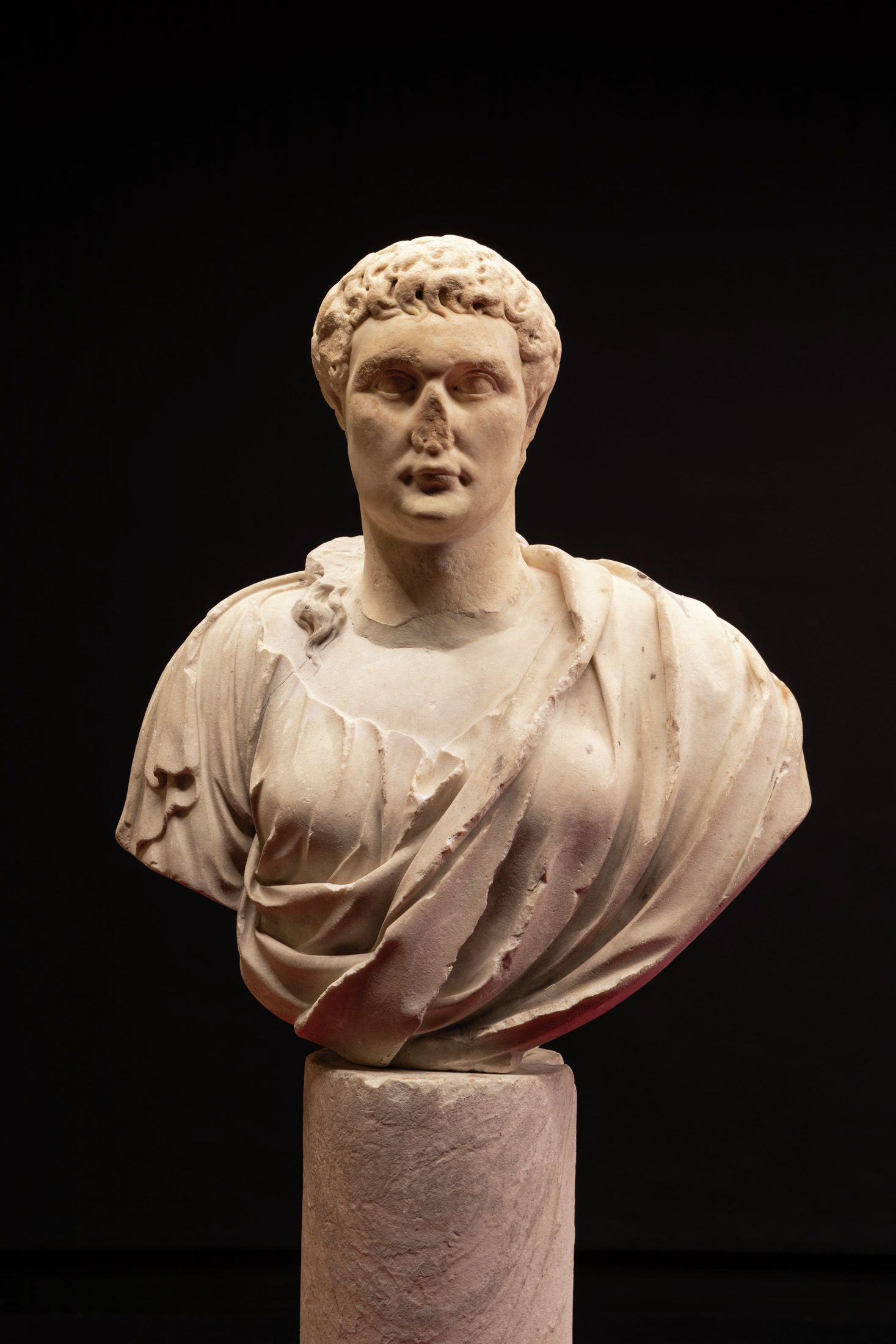 Francesco Vezzoli, HIGH SOCIETY (PORTRAIT OF EMPEROR DOMITIAN WITH A FEMALE BUST, 2023