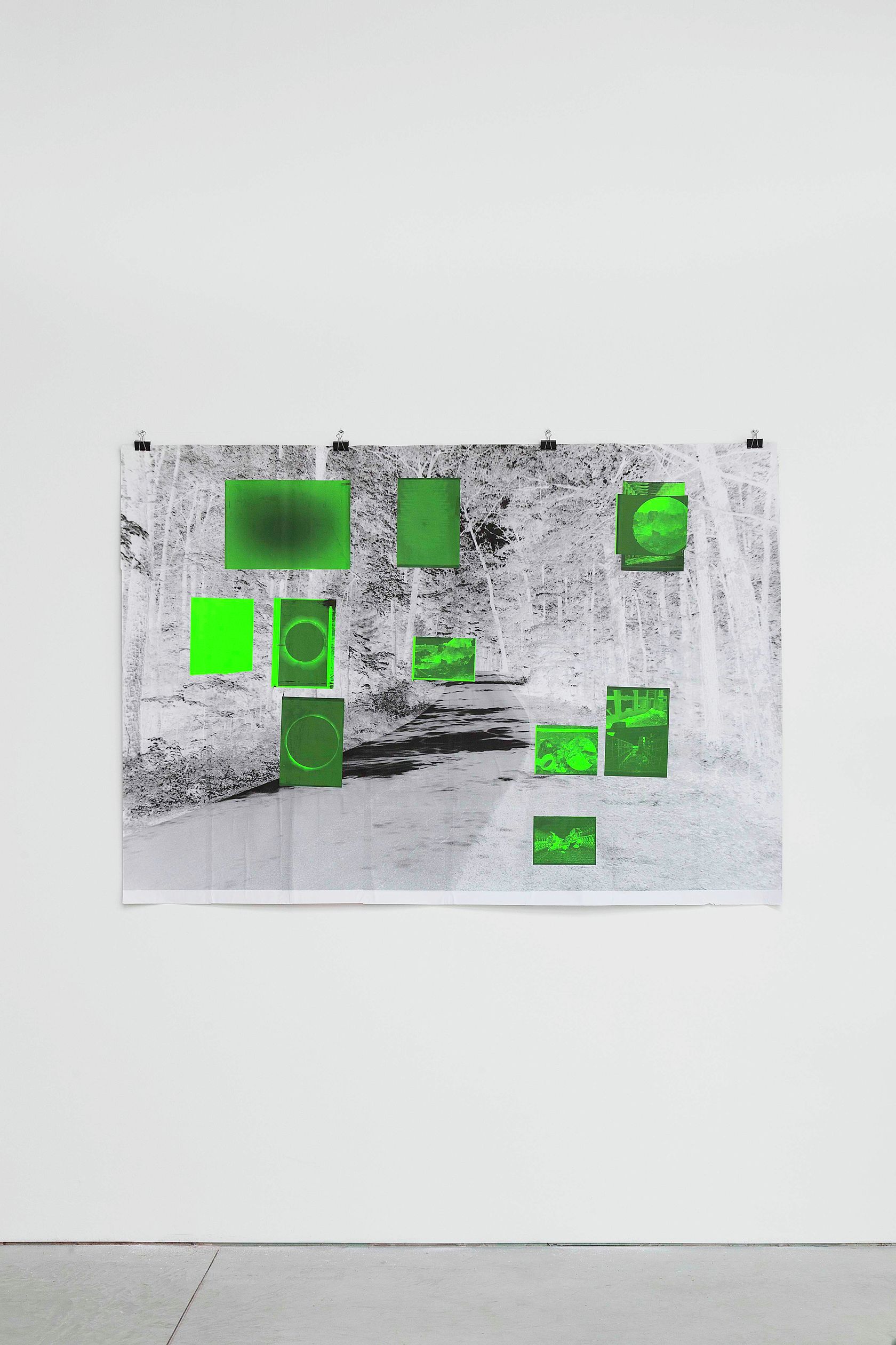 Henrik Olesen, Not titled yed (Collage 1), 2016-2020
