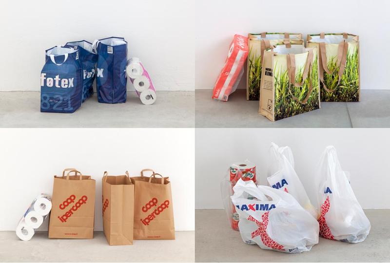 Jason Dodge, Items on a found grocery list bought in repetition, several times in different places., 2014