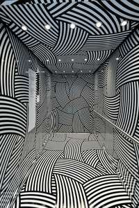 Jim Lambie, The Strokes (Surround Sound), 2021