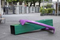 Mark Handforth, Magenta Torque Moment, 2014