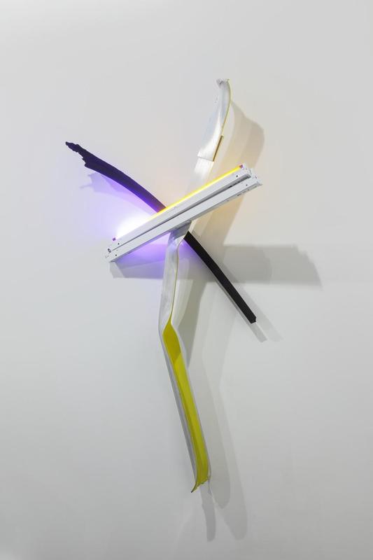 Mark Handforth, Yellow Cross, 2016