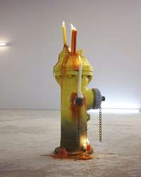 Mark Handforth, Flaming Iowa, 2014
