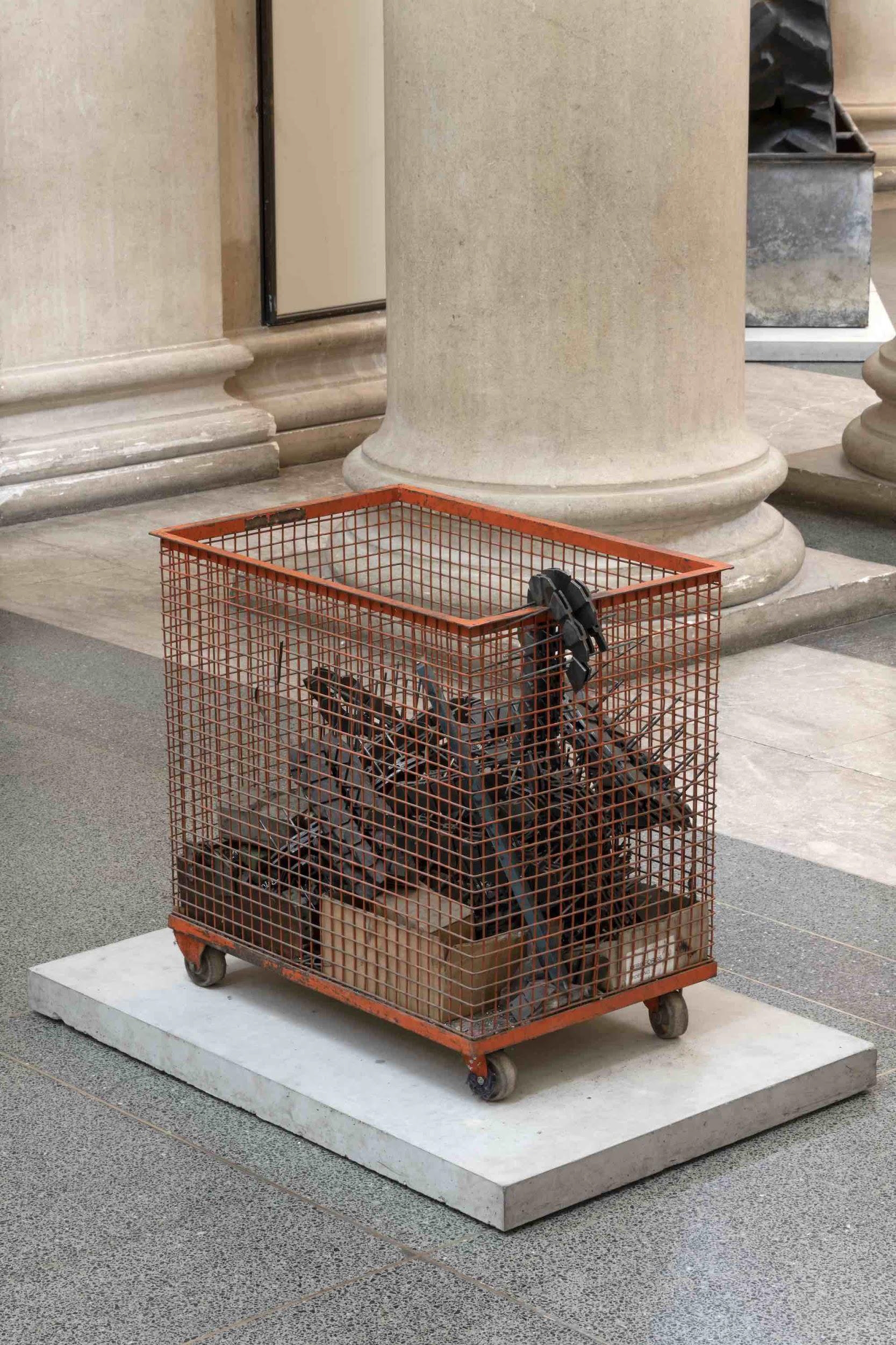 Mike Nelson, The Asset Strippers (incomplete open cube), 2019