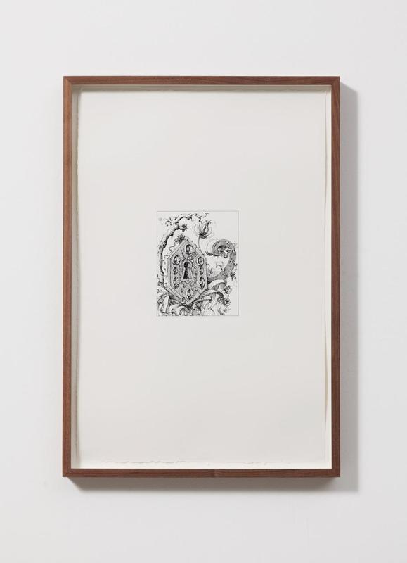 Pablo Bronstein, Keyholes #10, 2013