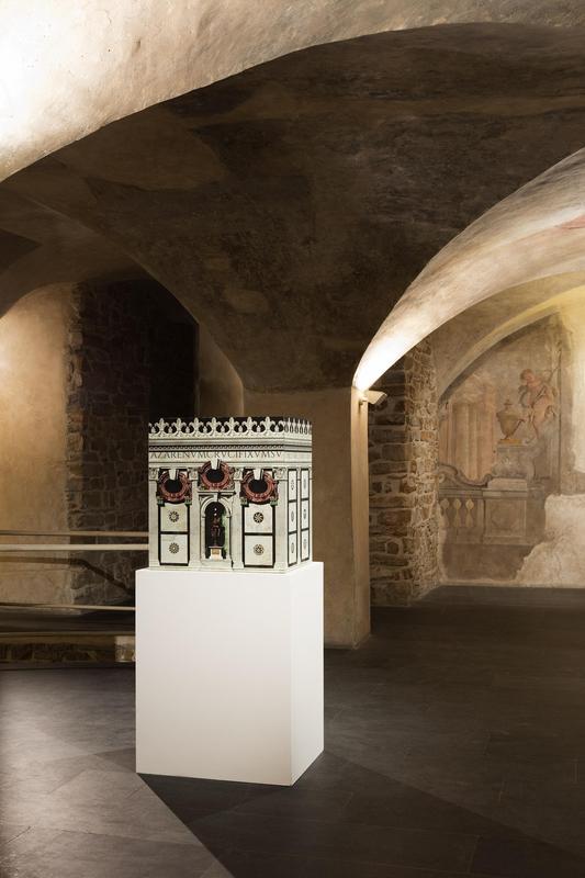 Pablo Bronstein, Rucellai Sepulchre with weak Mannerist Amendments I, 2015