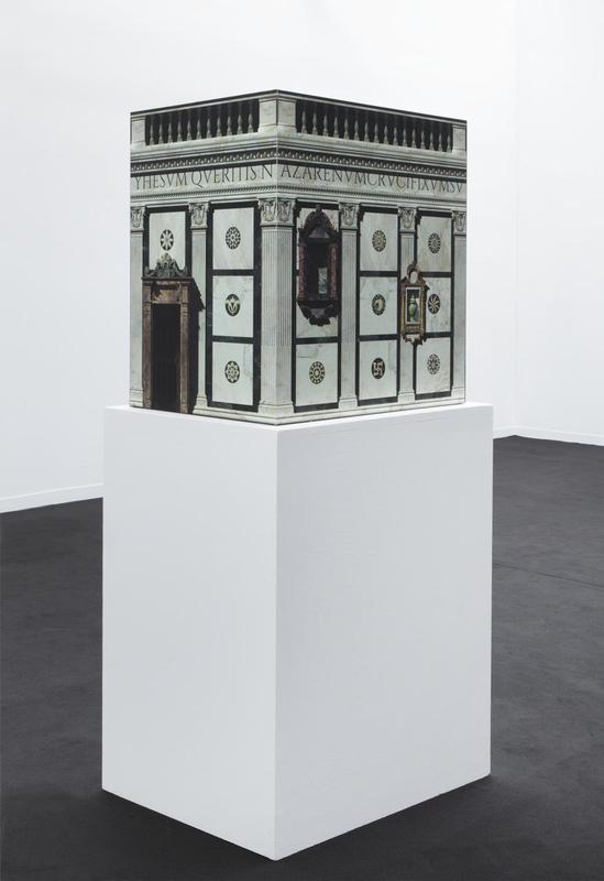 Pablo Bronstein, Rucellai Sepulchre with weak Mannerist Amendments III, 2015
