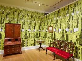 Pablo Bronstein, Historic Rhode Island Decor (First Baptist Church in America), 2019 