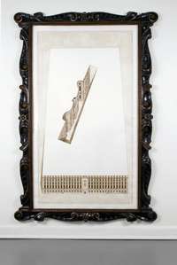 Pablo Bronstein, Large building with courtyard incorporating façade of Palazzo Carignano, 2008