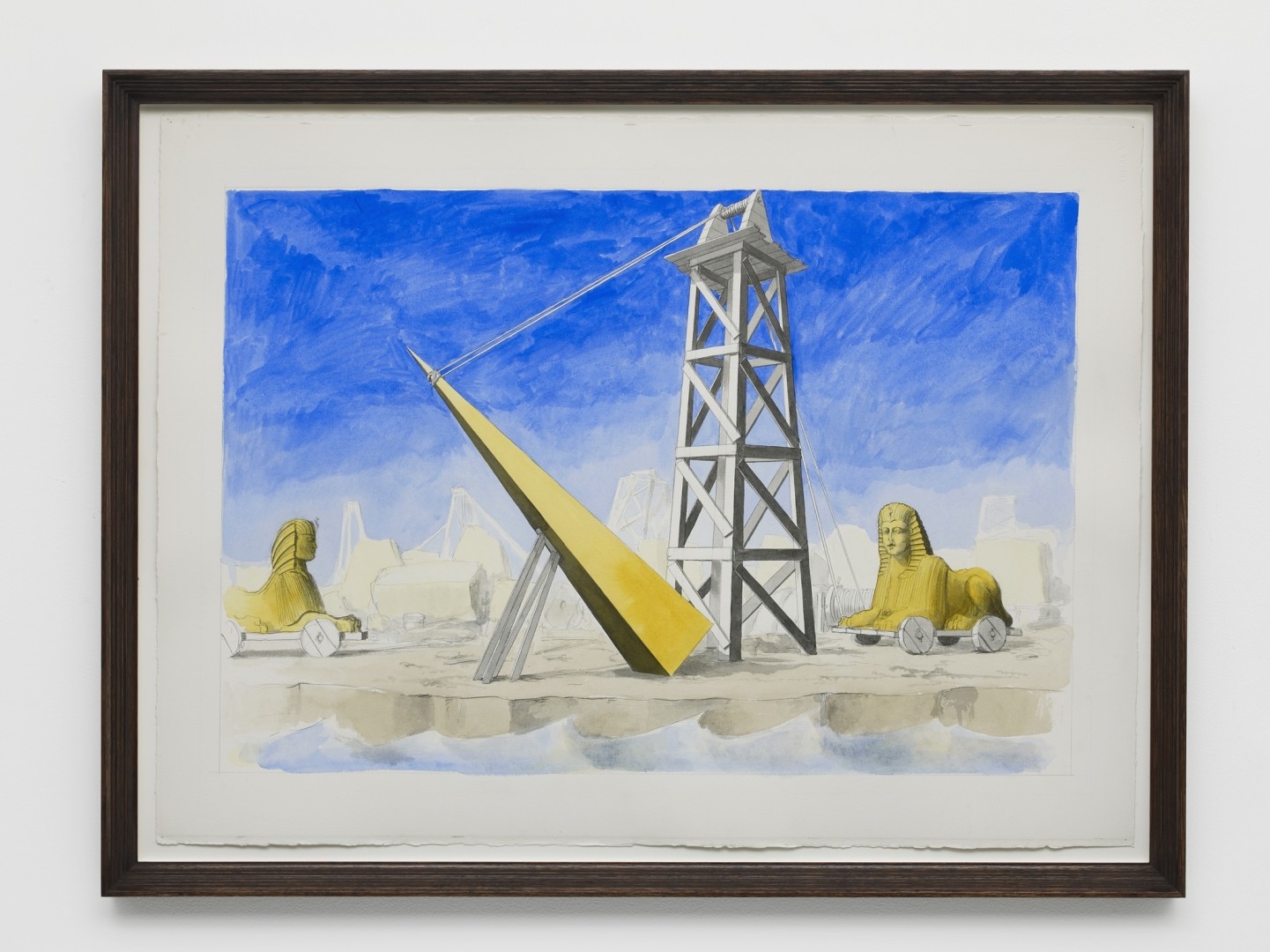 Pablo Bronstein, Alexandrian Construction Site, 2018