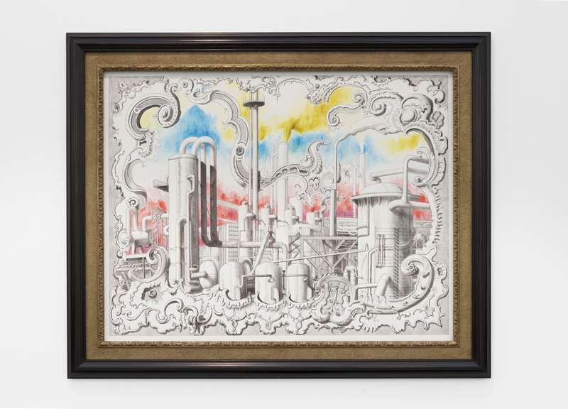 Pablo Bronstein, Petrochemical Plant, 2018