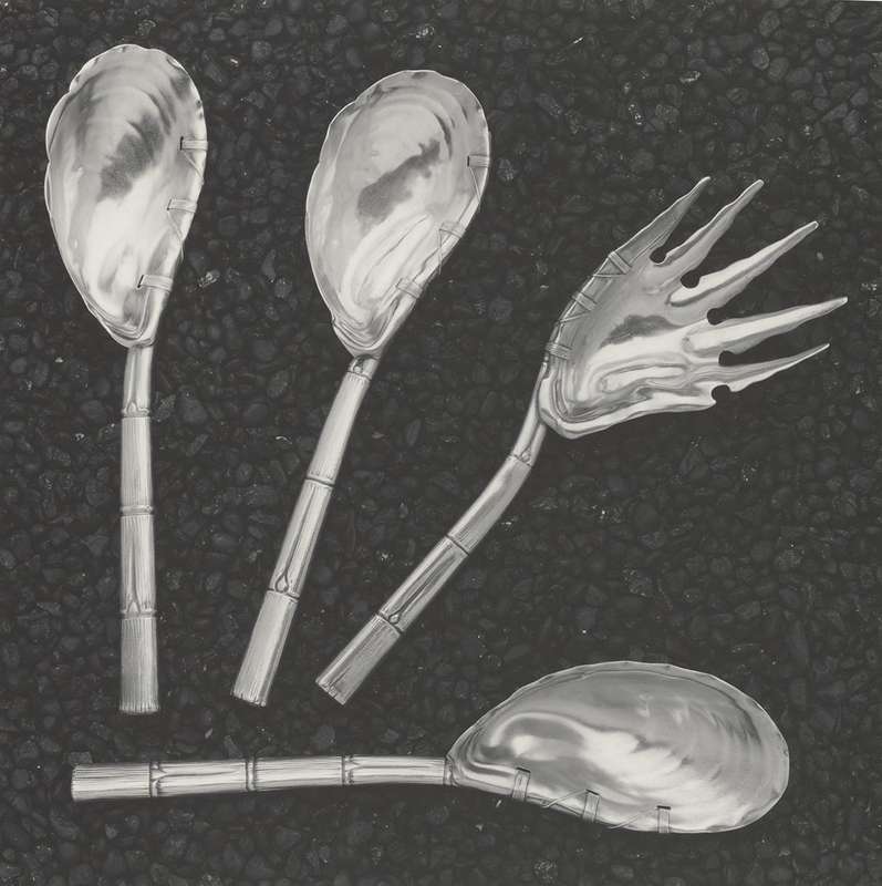 Robert Mapplethorpe, Gorham Seafood Servers, 1988