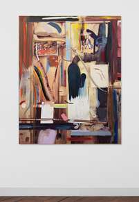 Sam Falls, Unpacking My Library 2 (after Walter Benjamin), 2019