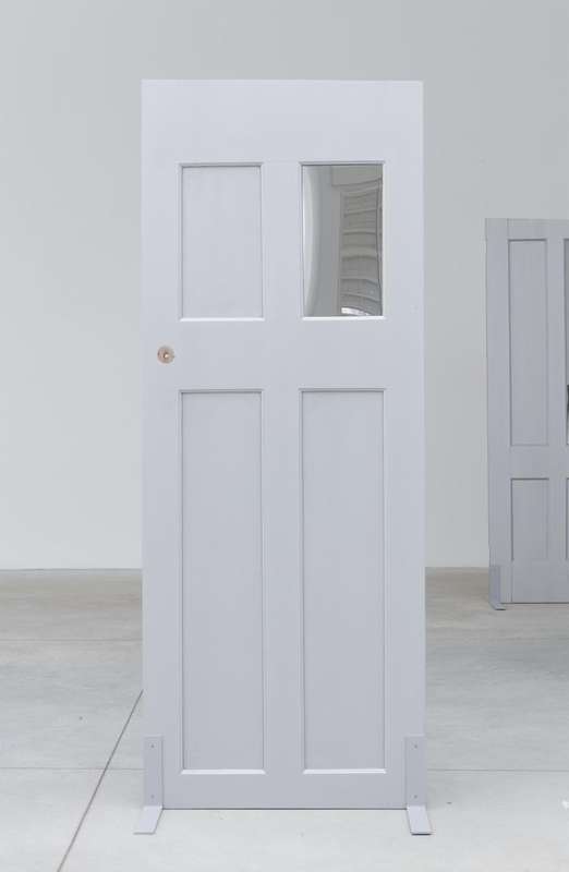 Tom Burr, Single Silver Door (one), 2014